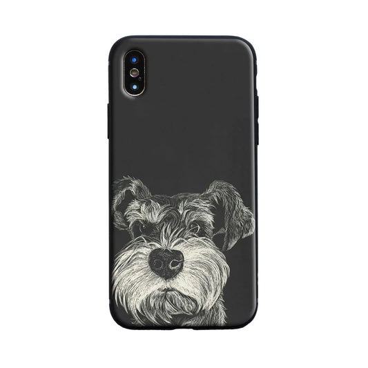 Schnauzer Style: Adorable Canine Charm Phone Cover