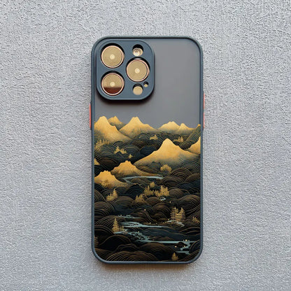 Majestic Mountain River Sunset Premium Shockproof Phone Case - Elevate Your Style with Superior Protection - Just20InCase