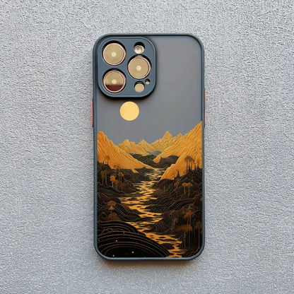 Majestic Mountain River Sunset Premium Shockproof Phone Case - Elevate Your Style with Superior Protection - Just20InCase