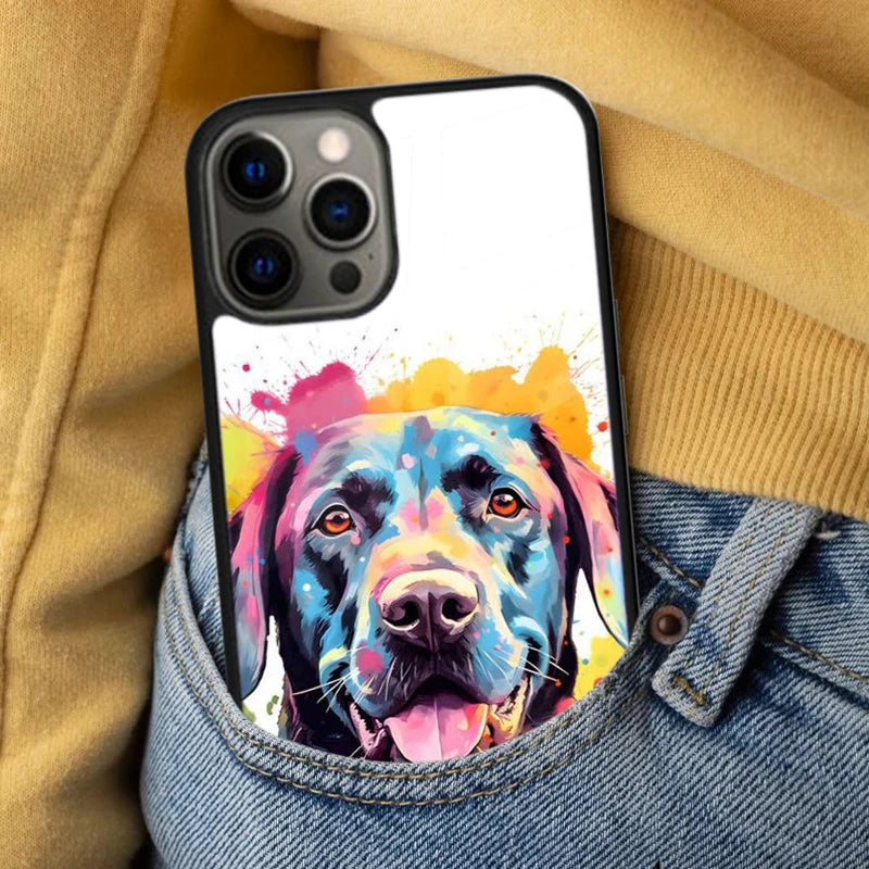 Labrador Love: Playful Paws Magnetic Phone Protector