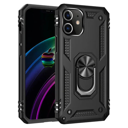 Premium Elite Shockproof Armor Bumper Case with Magnetic Ring Holder - Stylish, Durable, and Ultimate Protection for Your iPhone - Just20InCase