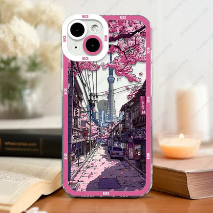 Exquisite Landscape Art Phone Case - Premium Soft TPU Design for Ultimate Protection and Style - Just20InCase