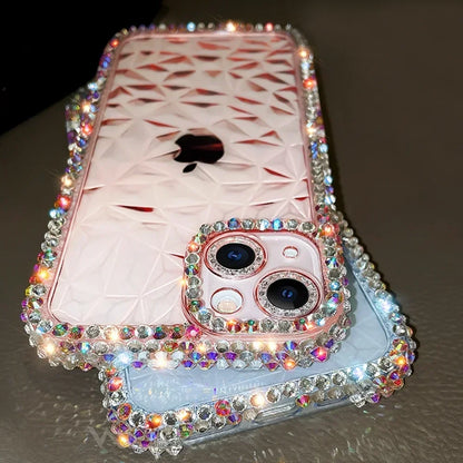 Exquisite Bling Diamond Glitter iPhone Case – Luxurious Protection with Stylish Elegance, Soft TPU Design, and Superior Shockproof Features for Ultimate Safety and Fashion. - Just20InCase