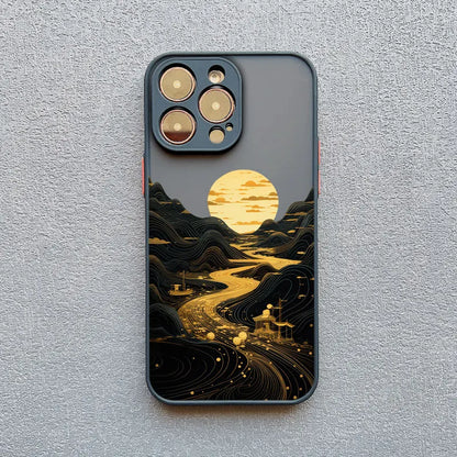 Majestic Mountain River Sunset Premium Shockproof Phone Case - Elevate Your Style with Superior Protection - Just20InCase