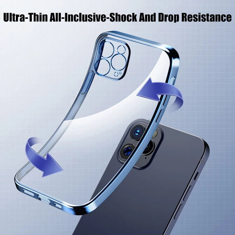 Premium Elegance: Exquisite Clear Silicone Case for Ultimate iPhone Protection and Style - Just20InCase