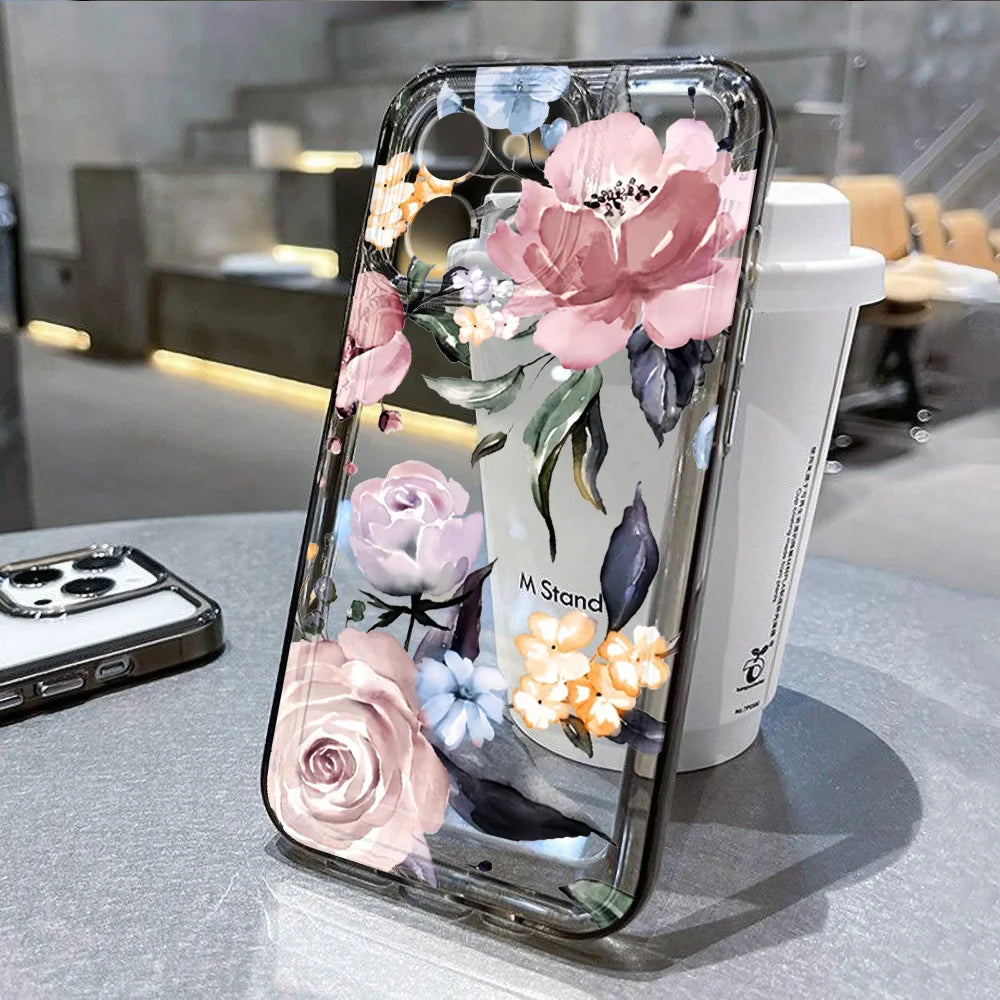 Elegant Blossom Shield: Premium Floral Protection Design - Just20InCase