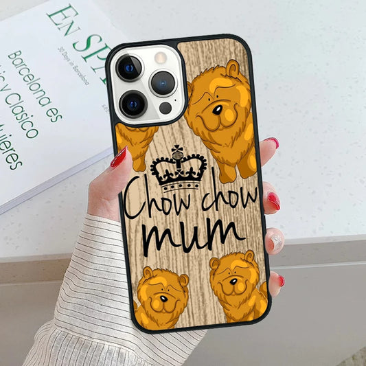 Chow Chow Charm: Artful Canine Design Phone Case