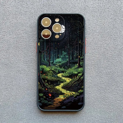 Elegantly Crafted Forest Sunset Art Phone Case: Unmatched Protection Meets Stunning Design - Just20InCase