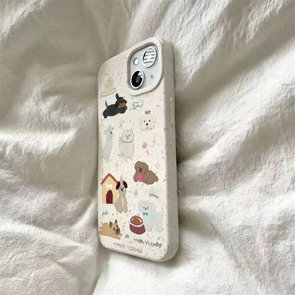 Playful Pups - Silicone Phone Cover