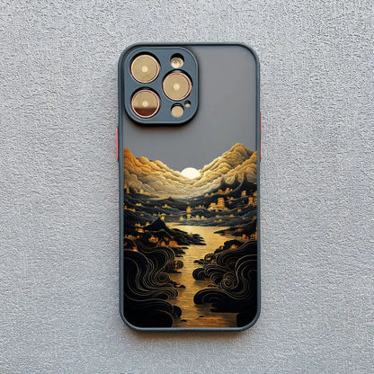 Majestic Mountain River Sunset Premium Shockproof Phone Case - Elevate Your Style with Superior Protection - Just20InCase