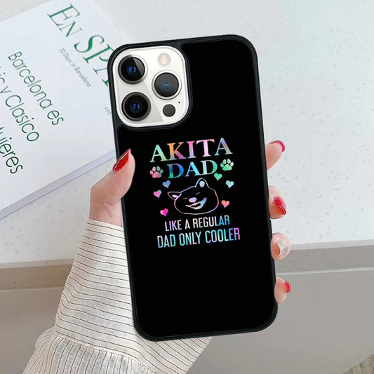 Adorable Akita Love: Playful Paws iPhone Cover