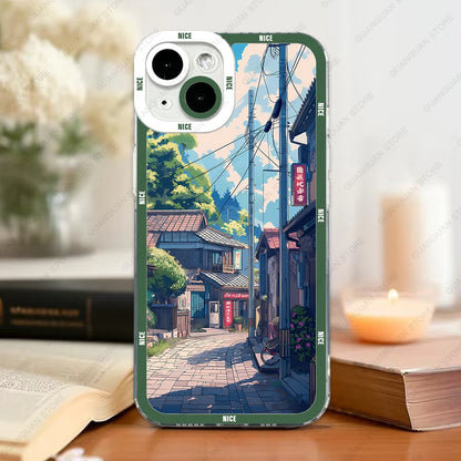 Exquisite Landscape Art Phone Case - Premium Soft TPU Design for Ultimate Protection and Style - Just20InCase