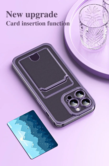 Premium Chic Transparent Card Holder Case - Stylish, Shockproof Protection for the Modern Lifestyle - Just20InCase