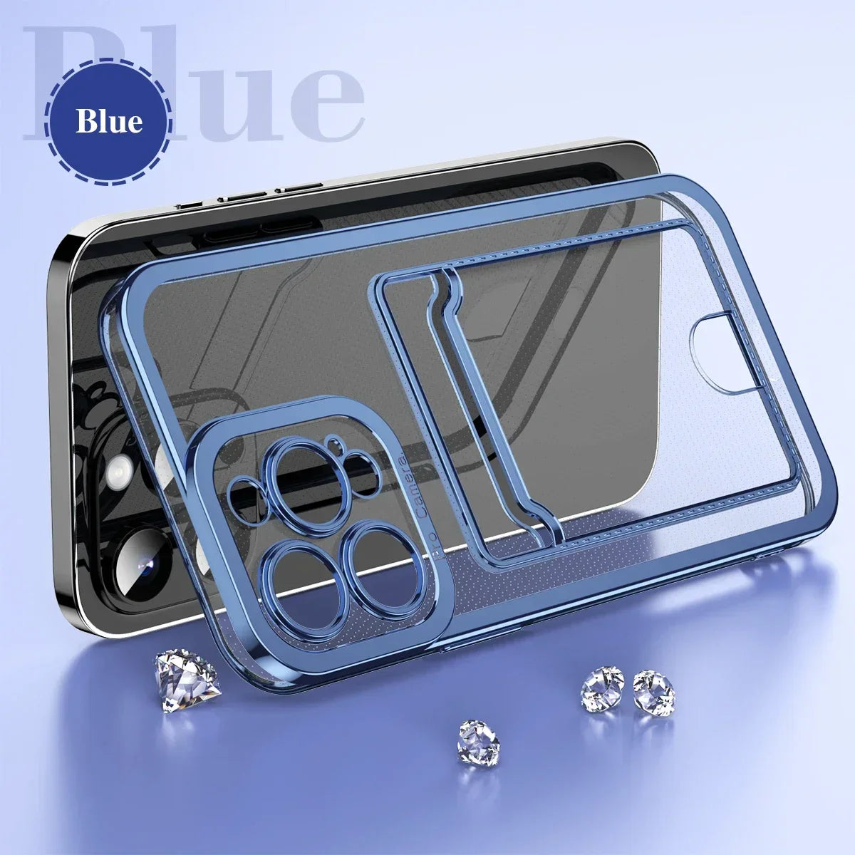 Premium Chic Transparent Card Holder Case - Stylish, Shockproof Protection for the Modern Lifestyle - Just20InCase