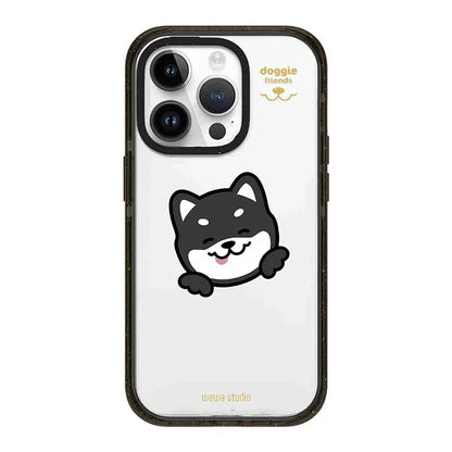 Furry Friends Unite: Adorable Dog Acrylic iPhone Case