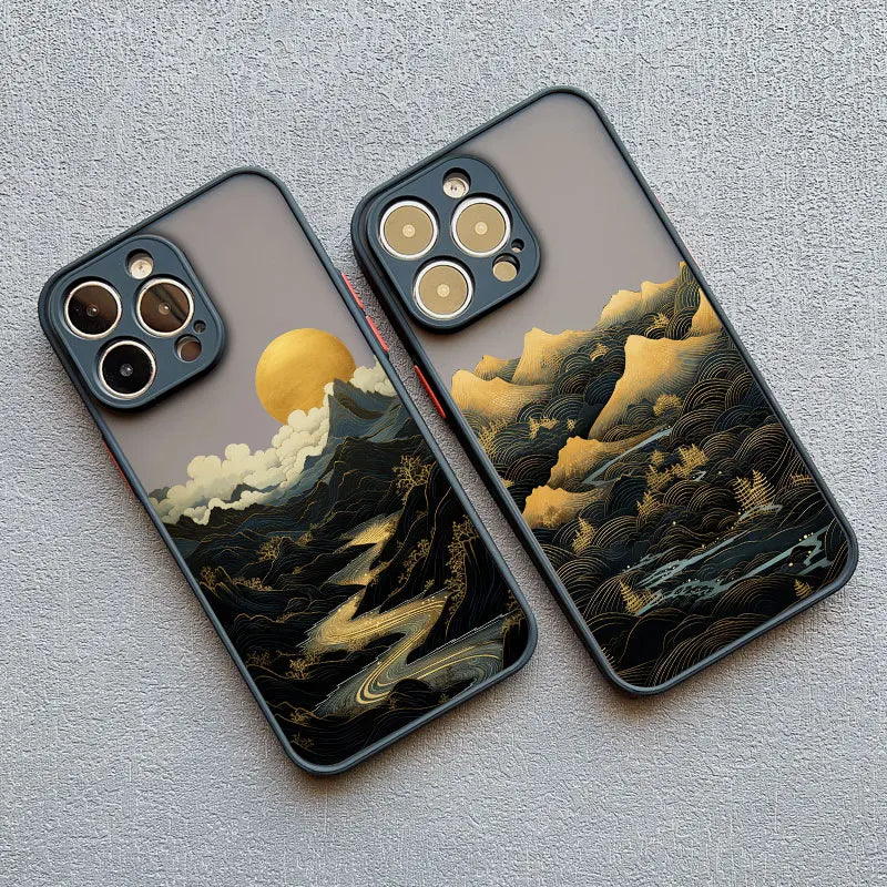 Majestic Mountain River Sunset Premium Shockproof Phone Case - Elevate Your Style with Superior Protection - Just20InCase