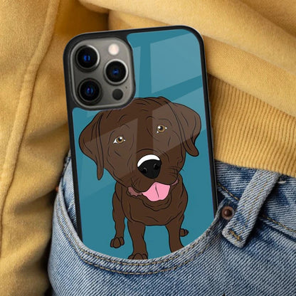 Labrador Love: Playful Paws Magnetic Phone Protector