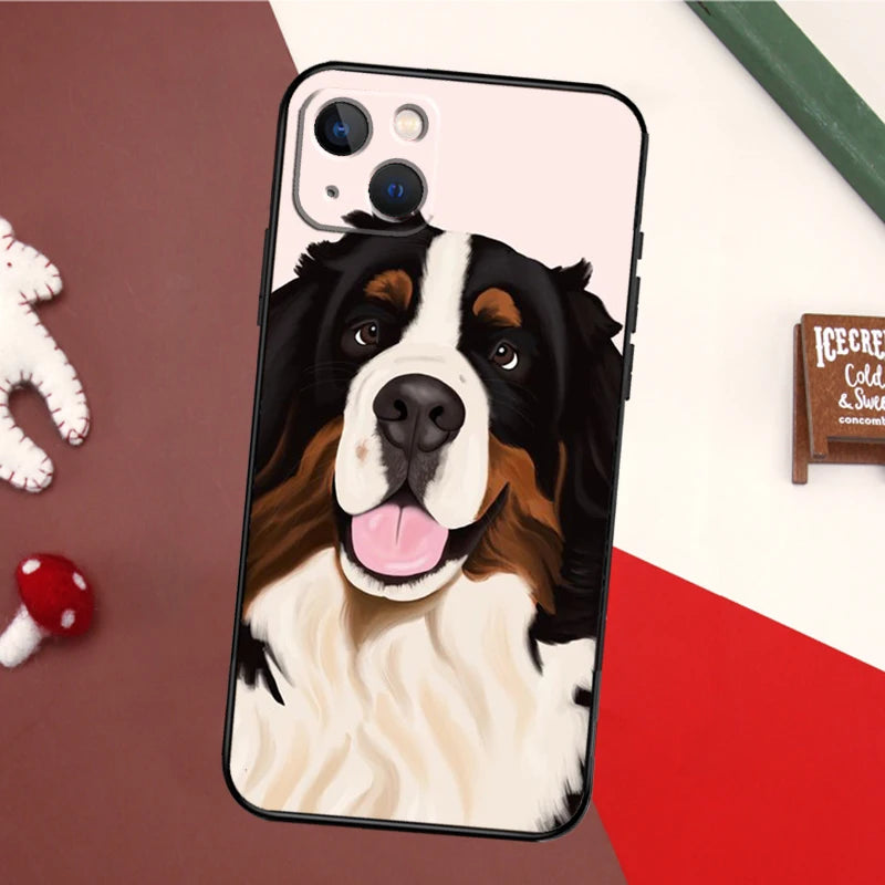 Bernese Bliss: Charming Mountain Dog iPhone Cover