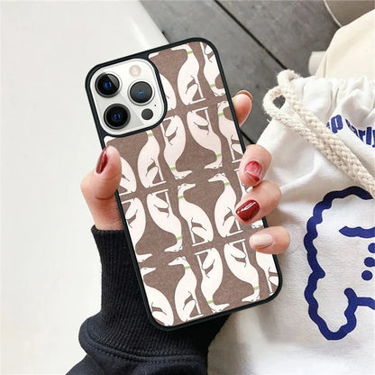 Galgo Grace: Chic Greyhound Artistry Phone Case