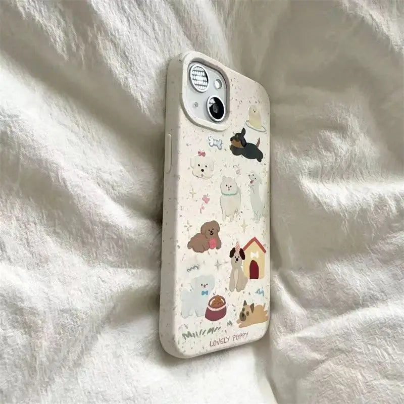 Playful Pups - Silicone Phone Cover