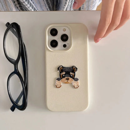 Playful Paws: Adorable Cartoon Dog Lychee Case