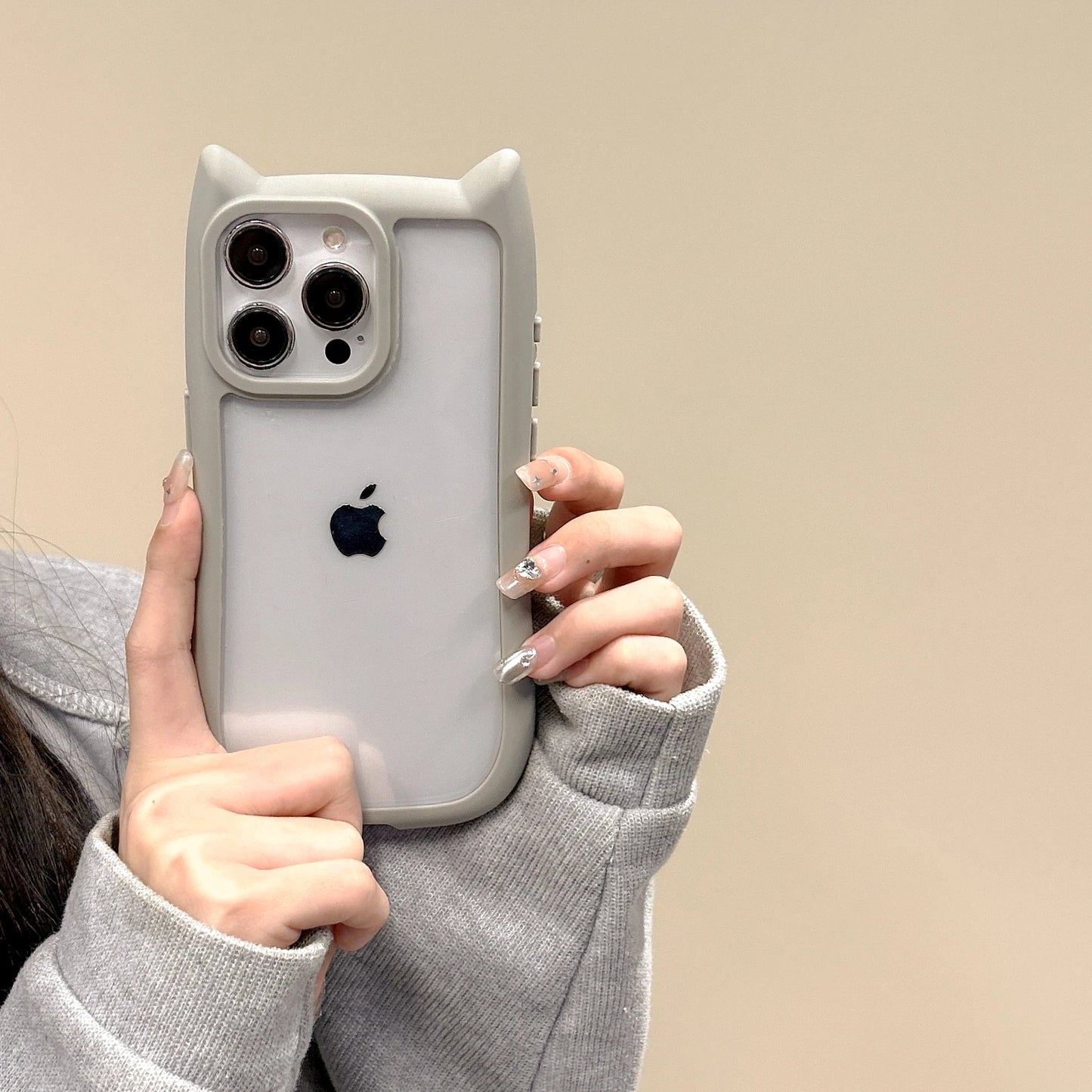 Chic Cat-Ear Shockproof Case: Unmatched Style & Protection for Your iPhone - Just20InCase