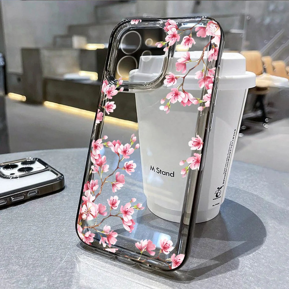 Elegant Blossom Shield: Premium Floral Protection Design - Just20InCase