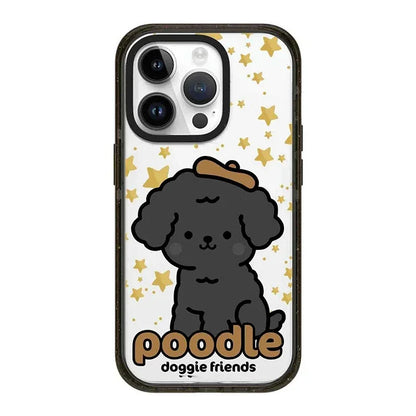 Canine Cuddles: Playful Pooch Acrylic iPhone Cover