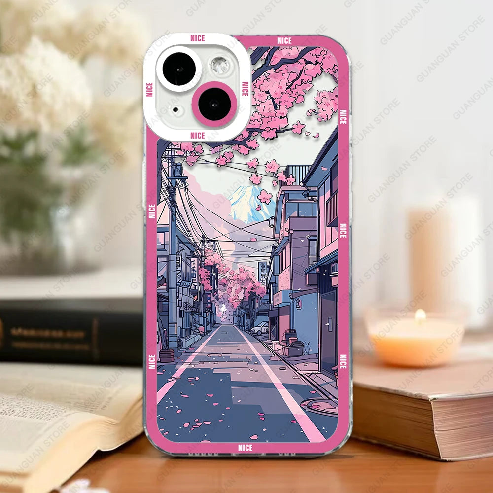 Exquisite Landscape Art Phone Case - Premium Soft TPU Design for Ultimate Protection and Style - Just20InCase