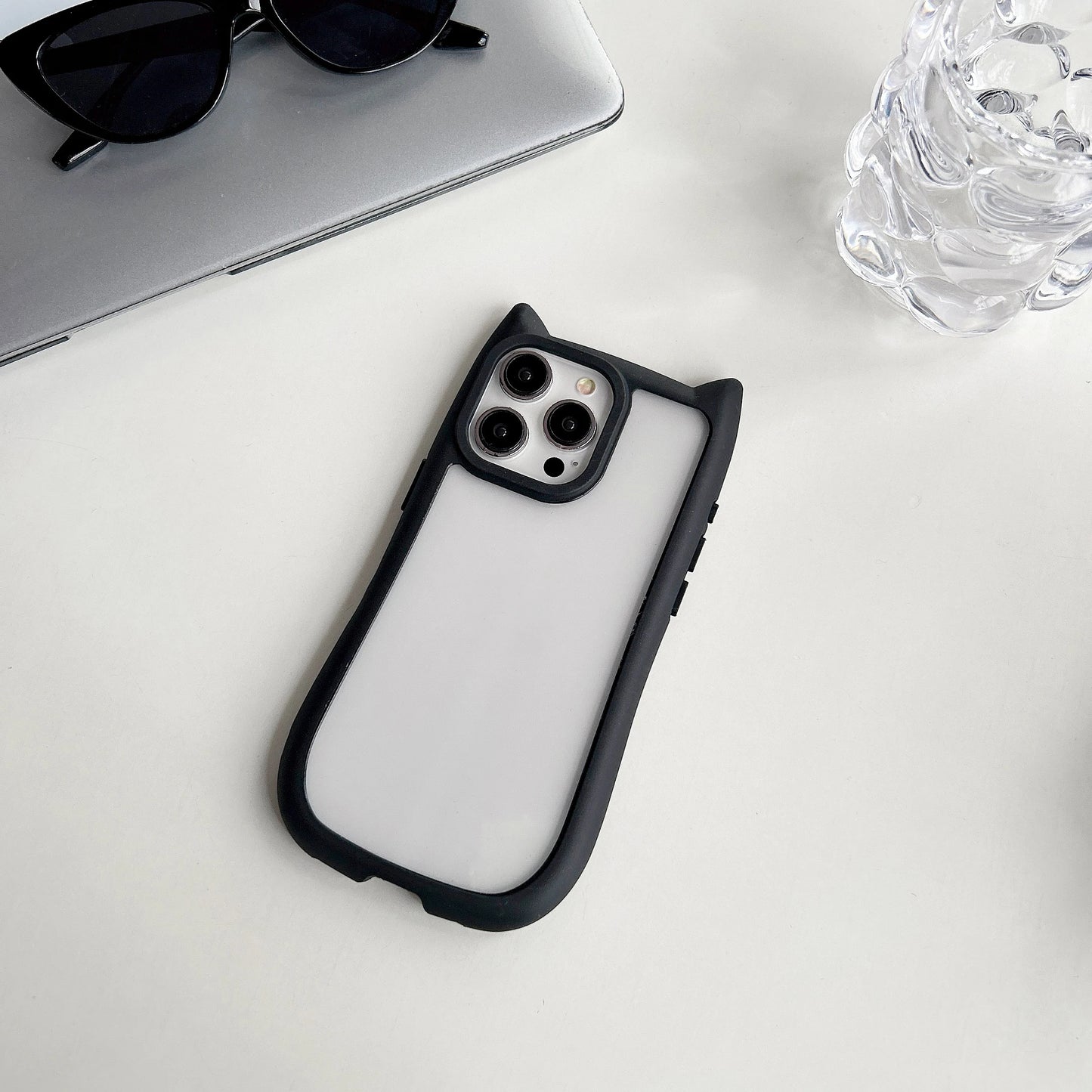 Chic Cat-Ear Shockproof Case: Unmatched Style & Protection for Your iPhone - Just20InCase