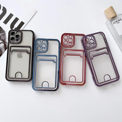 Premium Chic Transparent Card Holder Case - Stylish, Shockproof Protection for the Modern Lifestyle - Just20InCase