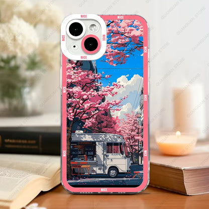 Exquisite Landscape Art Phone Case - Premium Soft TPU Design for Ultimate Protection and Style - Just20InCase