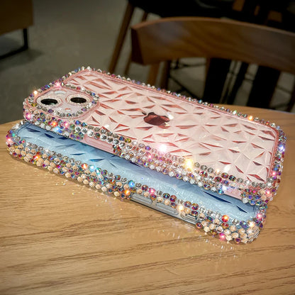 Exquisite Bling Diamond Glitter iPhone Case – Luxurious Protection with Stylish Elegance, Soft TPU Design, and Superior Shockproof Features for Ultimate Safety and Fashion. - Just20InCase