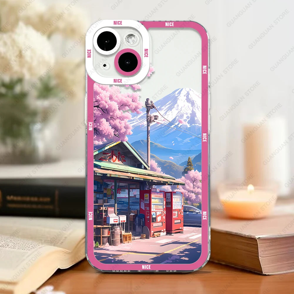 Exquisite Landscape Art Phone Case - Premium Soft TPU Design for Ultimate Protection and Style - Just20InCase