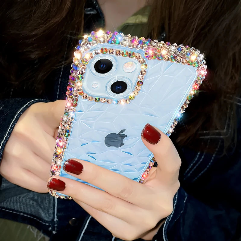 Exquisite Bling Diamond Glitter iPhone Case – Luxurious Protection with Stylish Elegance, Soft TPU Design, and Superior Shockproof Features for Ultimate Safety and Fashion. - Just20InCase