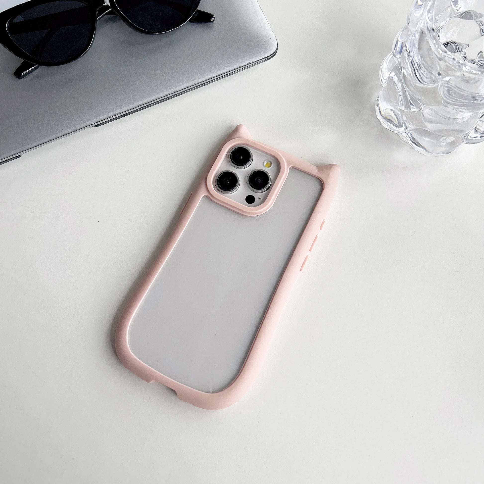 Chic Cat-Ear Shockproof Case: Unmatched Style & Protection for Your iPhone - Just20InCase