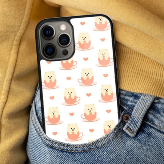 Whimsical Pomeranian: Artistic Watercolor Pet Phone Case