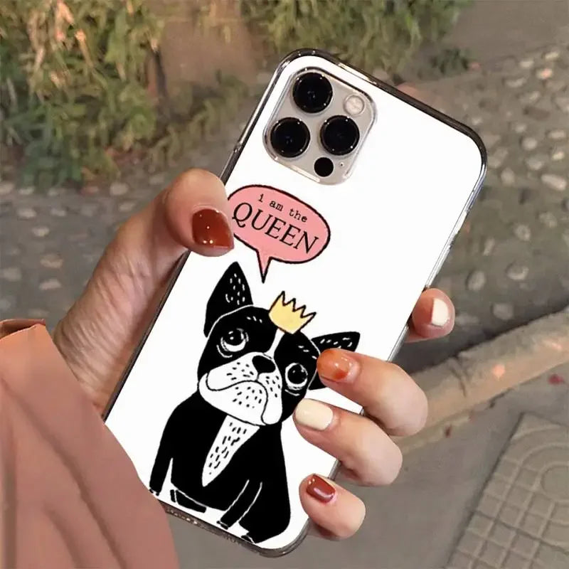 Pug Life: Whimsical Frenchie Fun iPhone Case