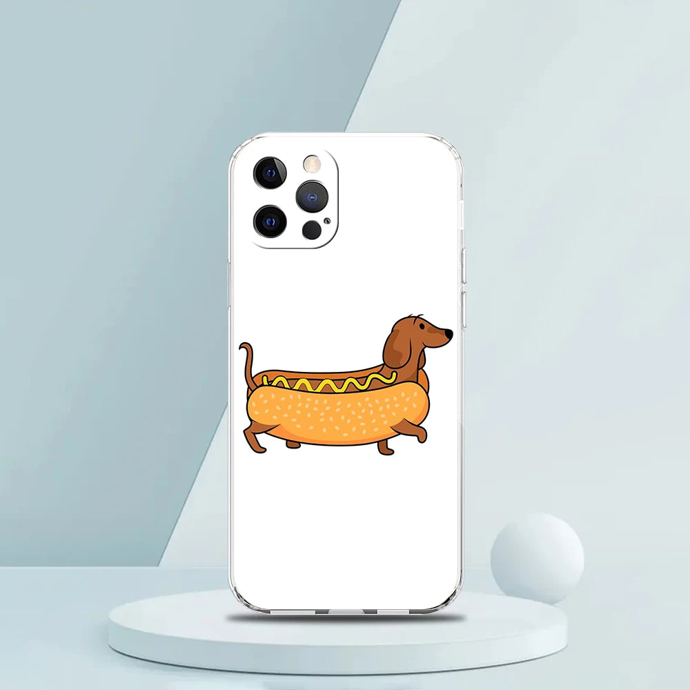 Sausage Delight: Adorable Dachshund iPhone Case Magic