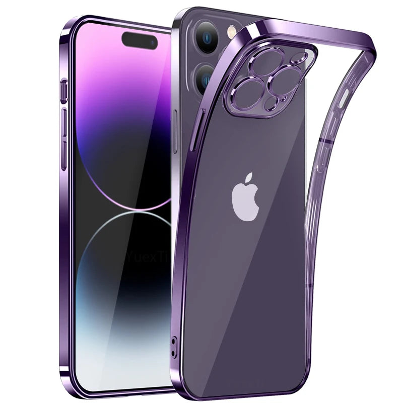 Premium Elegance: Exquisite Clear Silicone Case for Ultimate iPhone Protection and Style - Just20InCase