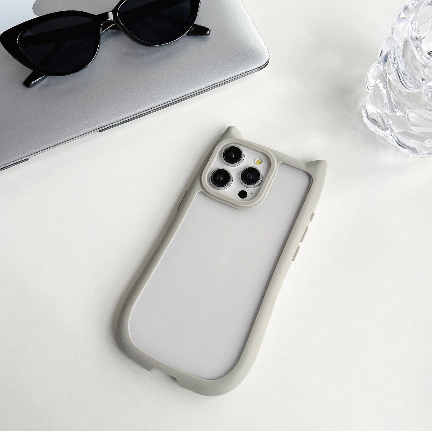 Chic Cat-Ear Shockproof Case: Unmatched Style & Protection for Your iPhone - Just20InCase