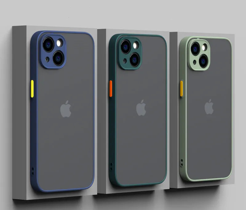 Premium Clear Armor Bumper Case - Superior Protection with Stylish Design for Your iPhone - Soft Silicone & Hard Plastic Combo, Anti-Scratch, Dustproof, Non-Slip Elegance - Just20InCase