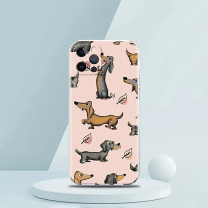 Sausage Style: Playful Dachshund Love iPhone Cover