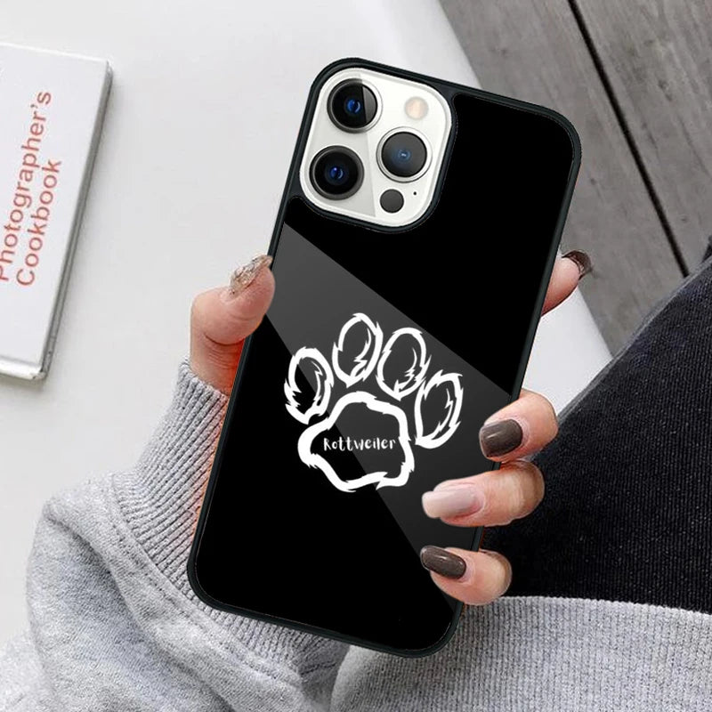 Rottweiler Pride: Fierce Canine Love iPhone Case