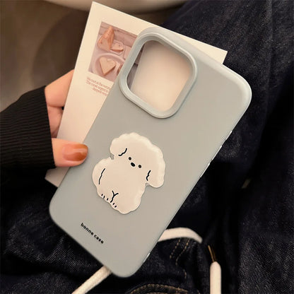 Playful Paws: Adorable 3D Dog Silicone Case