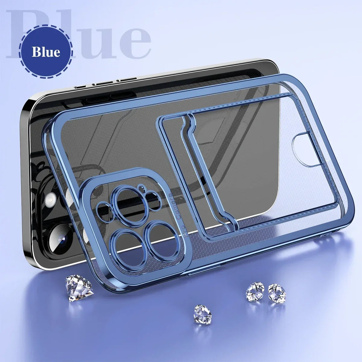 Premium Chic Transparent Card Holder Case - Stylish, Shockproof Protection for the Modern Lifestyle - Just20InCase