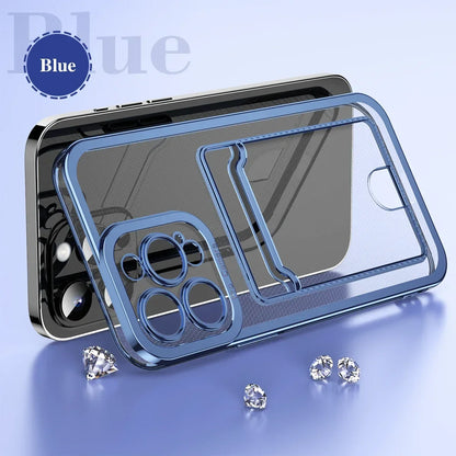 Premium Chic Transparent Card Holder Case - Stylish, Shockproof Protection for the Modern Lifestyle - Just20InCase