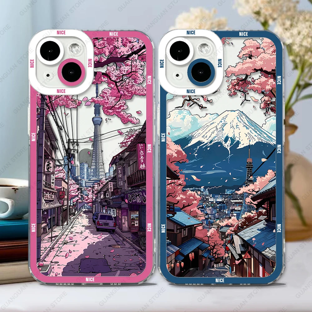 Exquisite Landscape Art Phone Case - Premium Soft TPU Design for Ultimate Protection and Style - Just20InCase