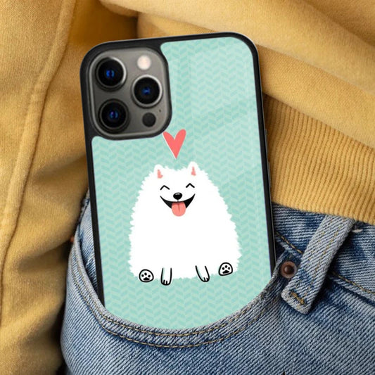 Watercolor Pomeranian Bliss: Artistic Soft Phone Cover