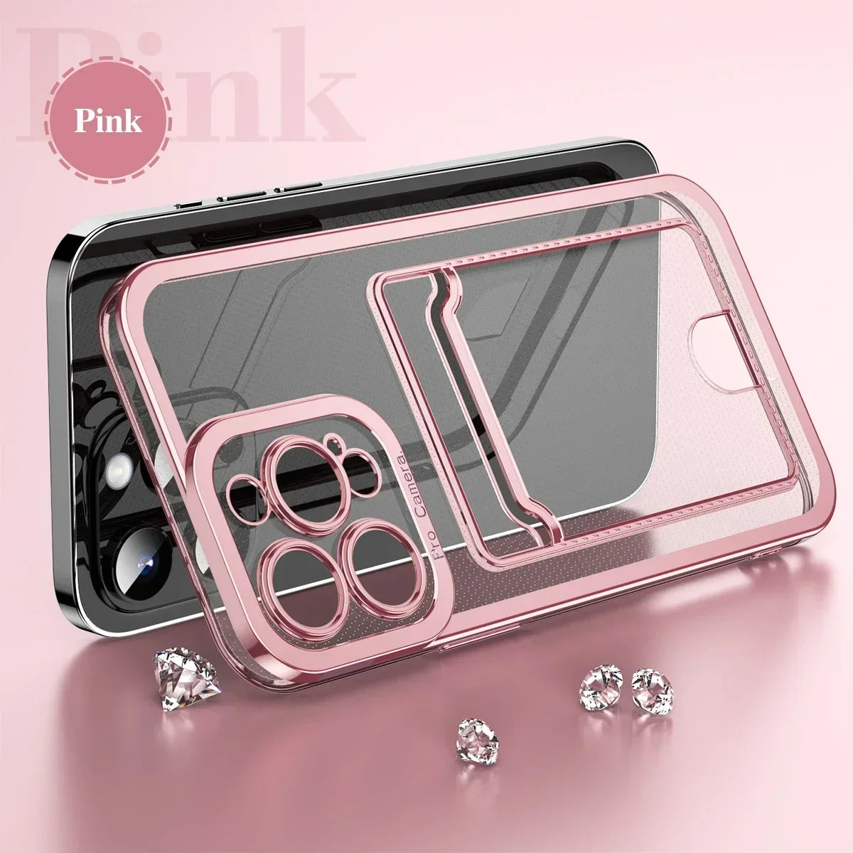 Premium Chic Transparent Card Holder Case - Stylish, Shockproof Protection for the Modern Lifestyle - Just20InCase